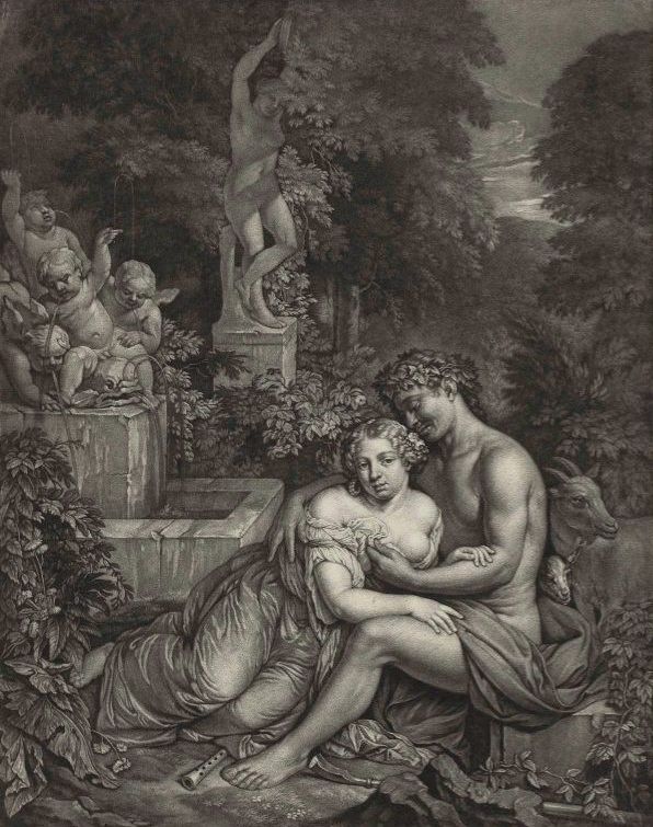 Shepherd And Shepherdess by Jan Verkolje